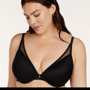 ThirdLove 24/7 Classic Contour Plunge Bra Removable Push-Up Pads 44B